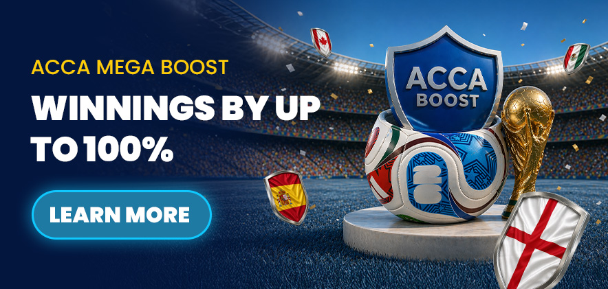 Boost your winnings by up to 100%